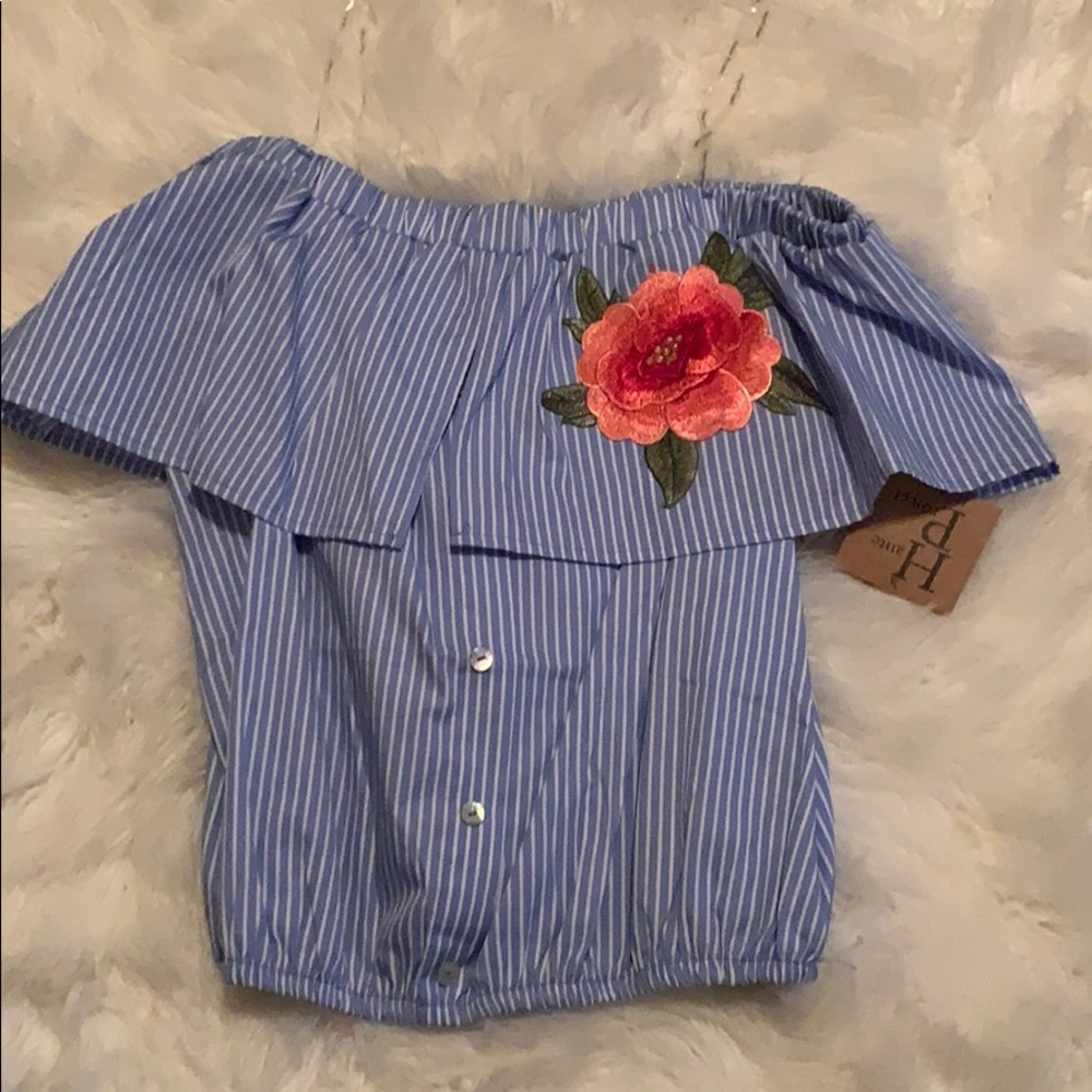 Off the shoulder blouse